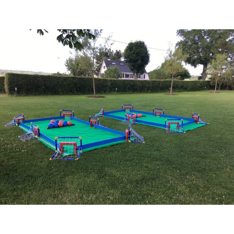 4 Poolfoot / Billard 4x2m avec ballons de foot location - animakids.lu Luxembourg