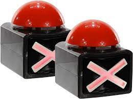 Buzzer led sonorise x6 pour animation Quizz location - animakids.lu Luxembourg