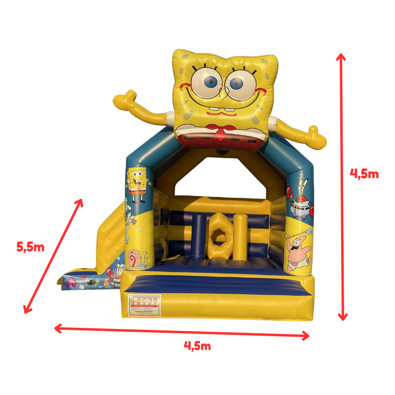 Location bob l’éponge gonflable – Animakids Luxembourg