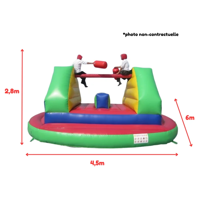 Location gladiateur gonflable – Animakids Luxembourg