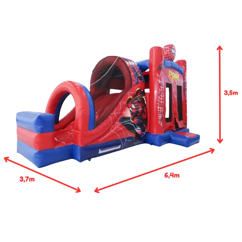 Château gonflable Grand Spiderman – location Animakids Luxembourg