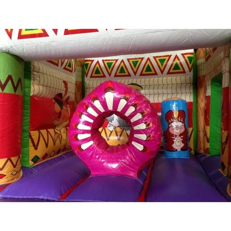 Château gonflable L'Indien – location Animakids Luxembourg – vue 2