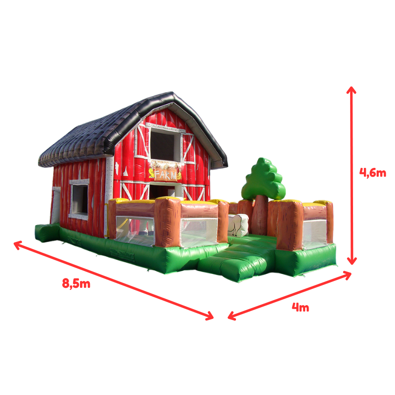 Château gonflable La Ferme – location Animakids Luxembourg
