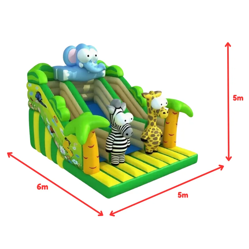 Location château gonflable jungle – Animakids Luxembourg