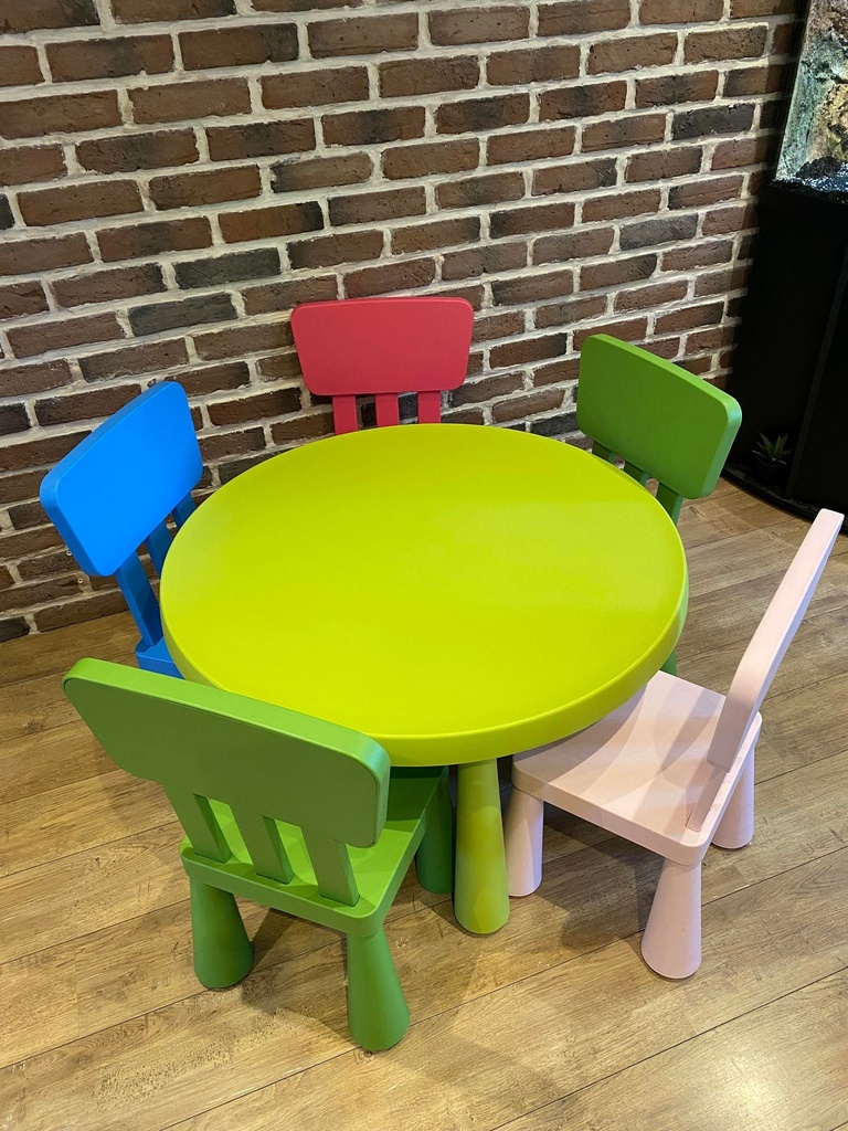 Location table ronde enfant – Animakids Luxembourg