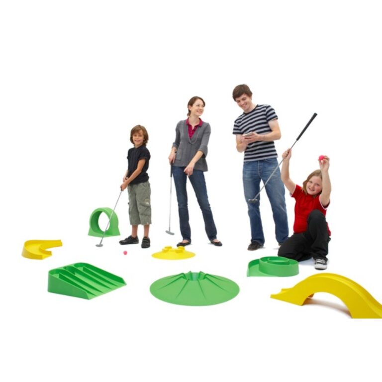 Mini golf avec montage et demontage location - animakids.lu Luxembourg