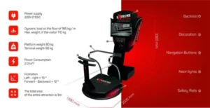 Simulateur sport extreme realite virtuel 5D location - animakids.lu Luxembourg