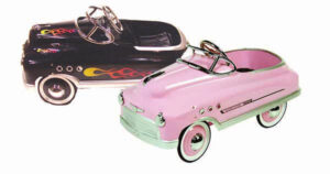 Voiturettes vintage a pedales (6) location - animakids.lu Luxembourg